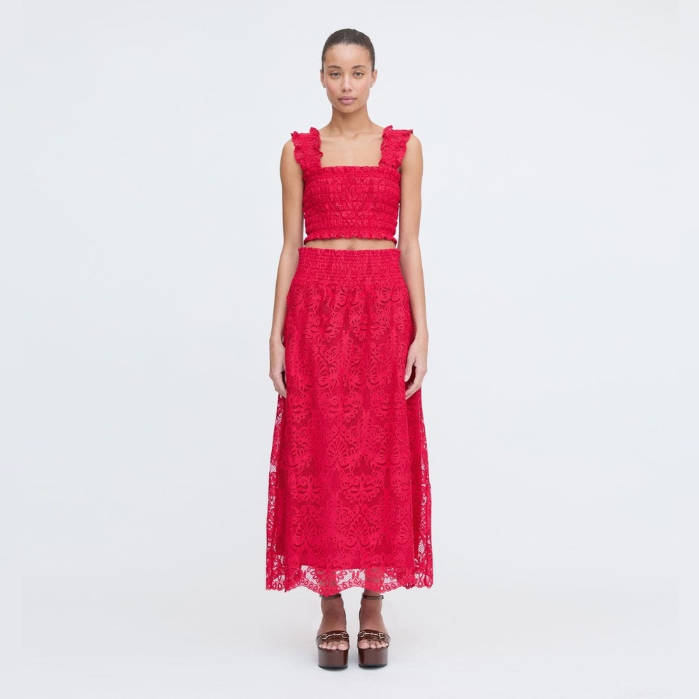 Hill House Home set The Azalea Nap Top XS and The Delphine Nap Skirt XXS NWT